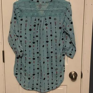 Teal tunic